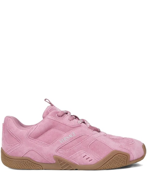 Versace Galaxia suede lace-up trainers - Pink - zdjęcie produktu nr 2