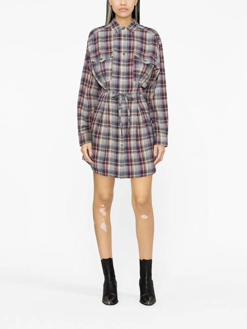 MARANT ÉTOILE Liliane midi shirt dress - Blue - zdjęcie produktu nr 2