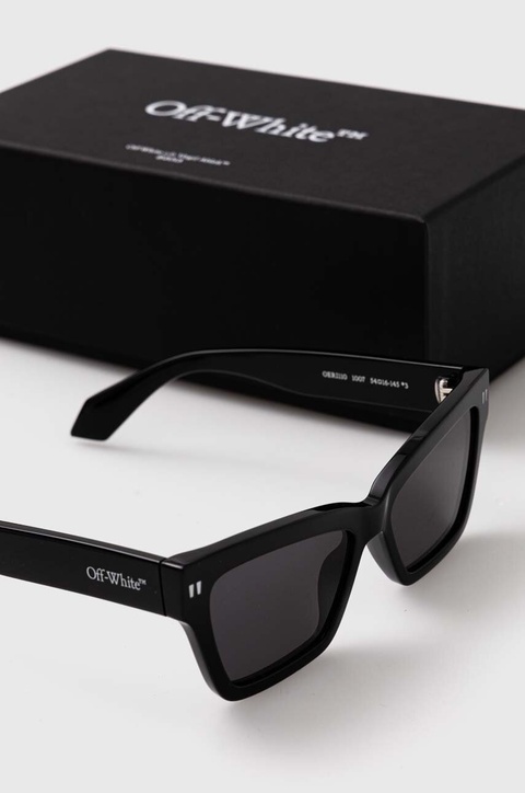 Off-White okulary przeciwsłoneczne kolor czarny OERI110_541007 - zdjęcie produktu nr 2
