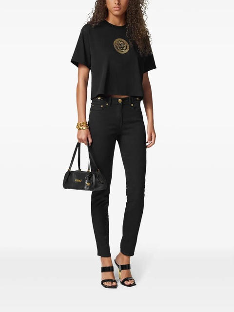 Versace Tag Bowling shoulder bag - Black - zdjęcie produktu nr 2