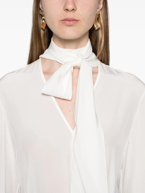 Sportmax Elleni silk blouse - White - zdjęcie produktu nr 2