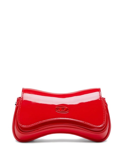 Diesel logo-plaque crossbody bag - Red - zdjęcie produktu nr 1