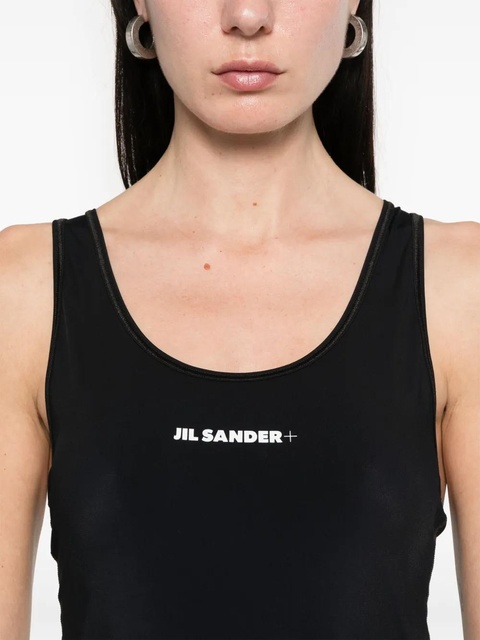 Jil Sander technicalb jersey tank top - Black - zdjęcie produktu nr 2