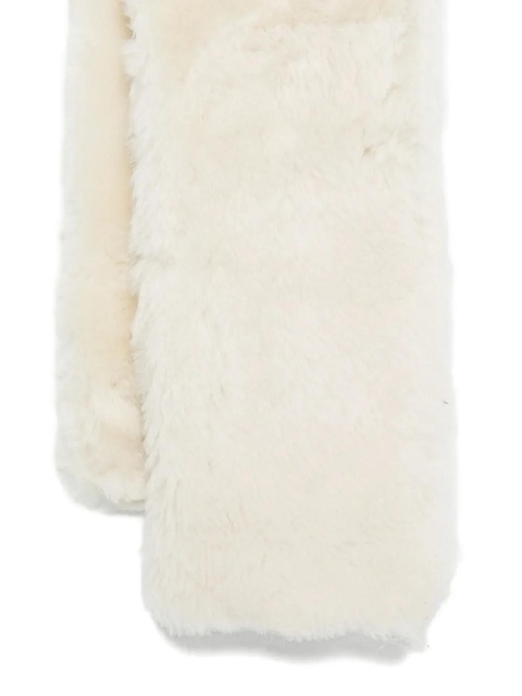 TOTEME shearling scarf - White - zdjęcie produktu nr 2