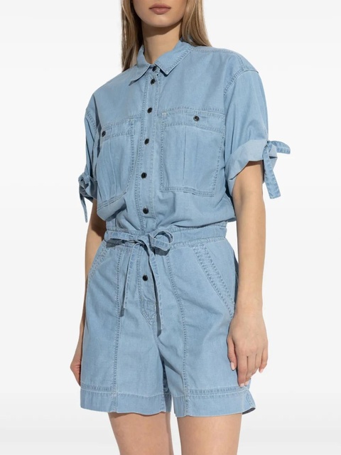 MARANT ÉTOILE Vally playsuit - Blue - zdjęcie produktu nr 2