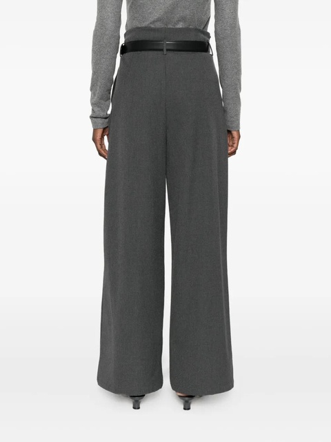 Eleh belted-waist trousers - Grey - zdjęcie produktu nr 1