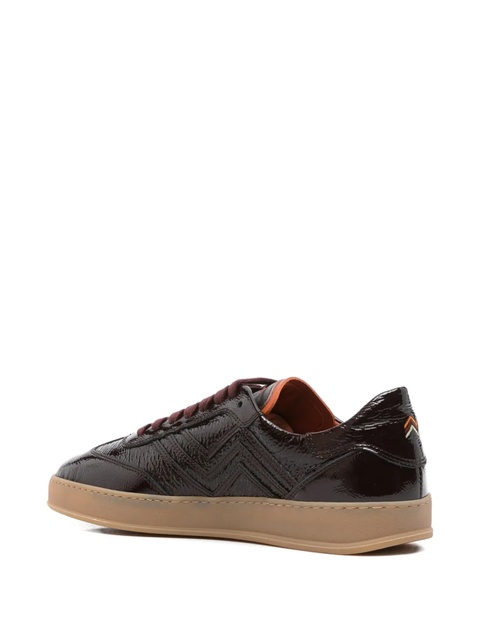 Missoni patent-leather zigzag sneakers - Brown - zdjęcie produktu nr 2