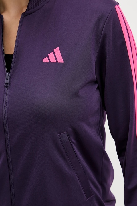 adidas dres Ess 3S damski kolor fioletowy JX0510 - zdjęcie produktu nr 2