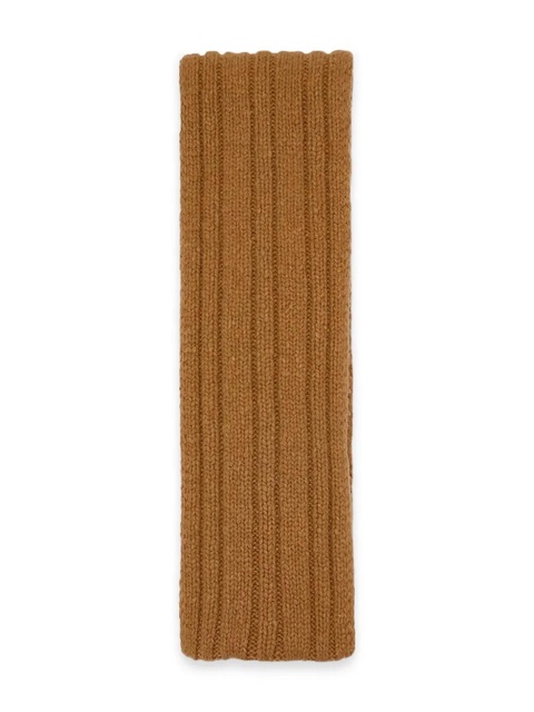 The Row Amos ribbed wool scarf - Brown - zdjęcie produktu nr 1