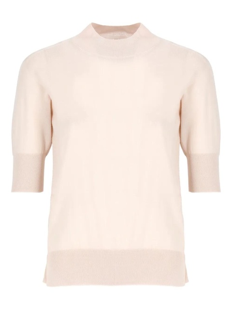 Jil Sander high-neck short-sleeves sweater - Neutrals - zdjęcie produktu nr 1