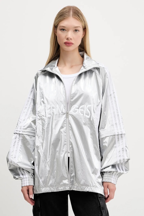 adidas Originals kurtka Ovzd Track Top kolor srebrny przejściowa KE9784 - zdjęcie produktu nr 1