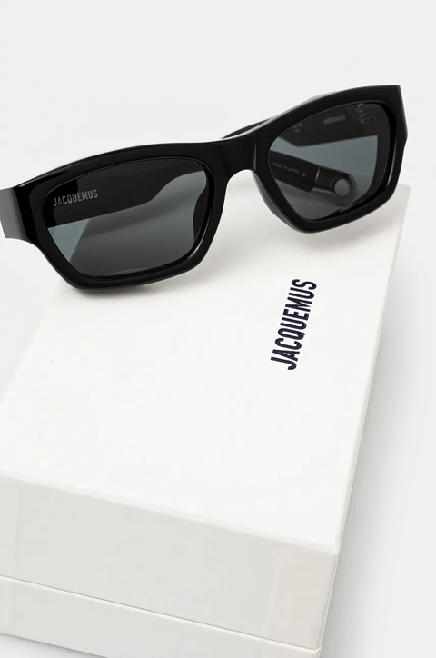 Jacquemus okulary przeciwsłoneczne MERIDIANO kolor czarny JAC9C1SUN - zdjęcie produktu nr 2