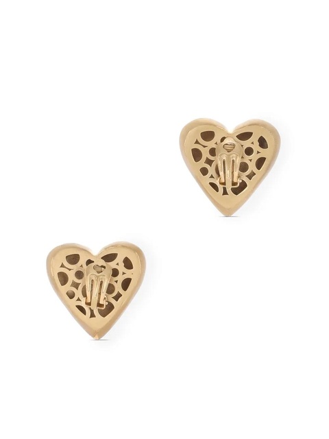 Dolce & Gabbana heart clip-on earrings - Gold - zdjęcie produktu nr 2