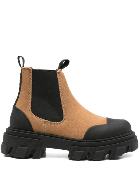 GANNI lug-sole chelsea boots - Brown - zdjęcie produktu nr 1