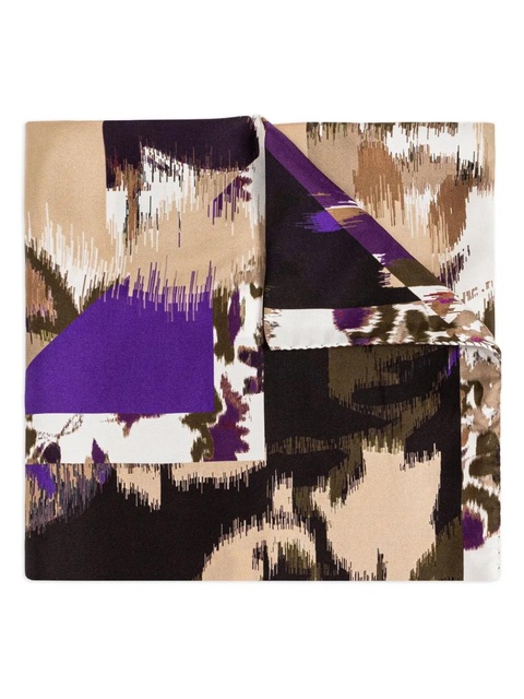 Max Mara Carre scarf - Neutrals - zdjęcie produktu nr 1