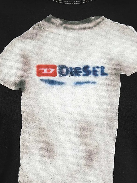 Diesel tee-print T-shirt - Black - zdjęcie produktu nr 2
