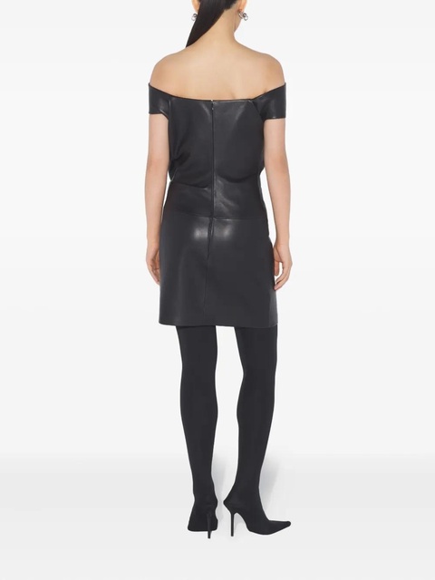Jean Paul Gaultier leather mini dress - Black - zdjęcie produktu nr 2