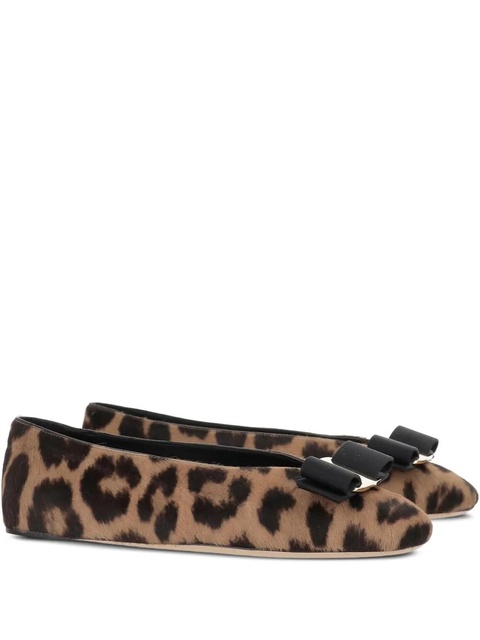 Ferragamo Vara ballet flats - Brown - zdjęcie produktu nr 1