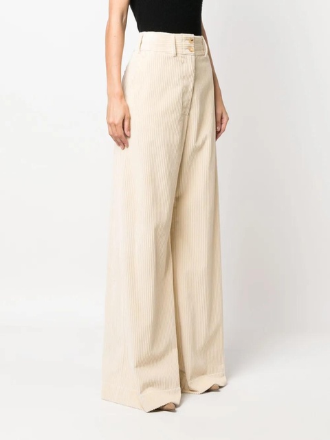 ETRO corduroy wide-leg trousers - Neutrals - zdjęcie produktu nr 2