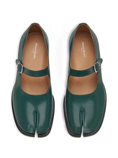Maison Margiela Tabi mary-jane brushed leather - Green - zdjęcie produktu nr 2