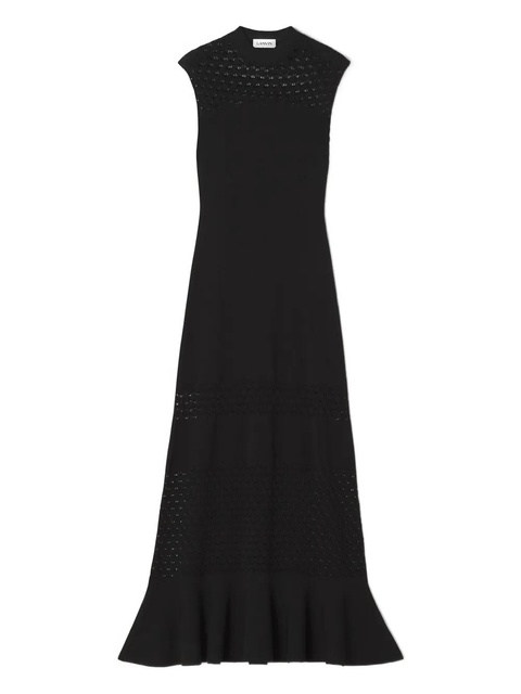 Lanvin A-line maxi dress - Black - zdjęcie produktu nr 1