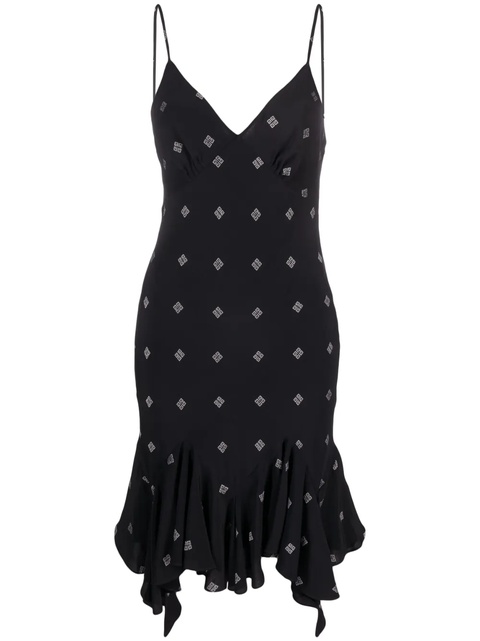 Givenchy 4G silk short dress - Black - zdjęcie produktu nr 1