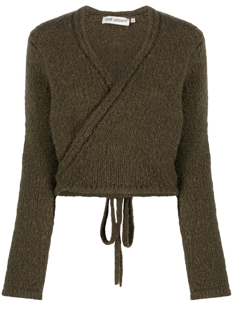 OUR LEGACY Wrap Knit - Green - zdjęcie produktu nr 1