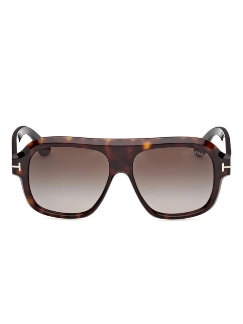 TOM FORD Eyewear pilot-frame sunglasses - Brown - zdjęcie produktu nr 1
