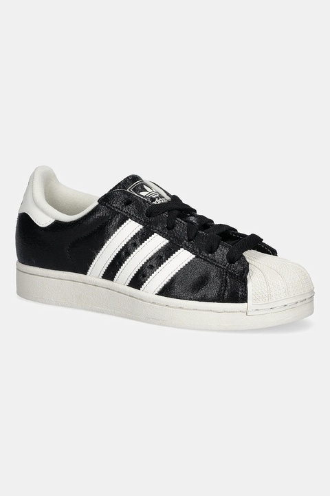 adidas Originals sneakersy skórzane Superstar II damskie kolor czarny JS4014 - zdjęcie produktu nr 1