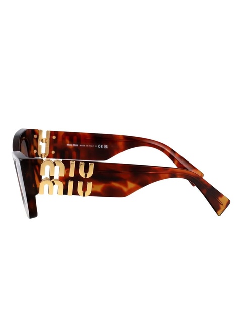 Miu Miu Eyewear tortoiseshell frame sunglasses - Brown - zdjęcie produktu nr 2