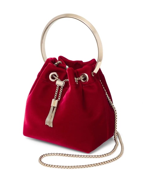 Jimmy Choo Bon Bon bucket bag - Red - zdjęcie produktu nr 2