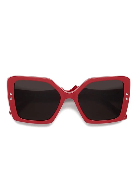 Marni Eyewear Nimrela rectangle-frame sunglasses - Red - zdjęcie produktu nr 1