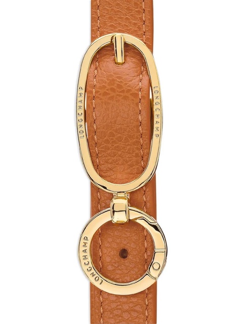 Longchamp small Le Foulonné grained-leather crossbody bag - Brown - zdjęcie produktu nr 2