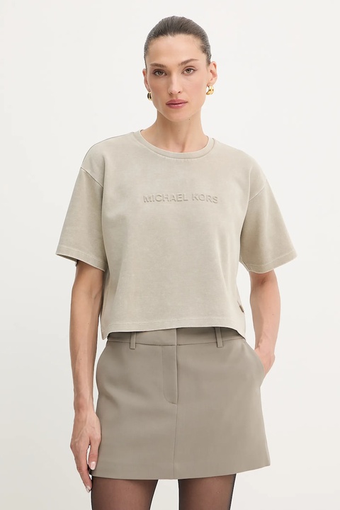 MICHAEL Michael Kors t-shirt damski kolor beżowy MT551T6JQT - zdjęcie produktu nr 1