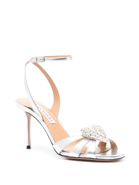 Aquazzura Love Me 85mm sandals - Silver - zdjęcie produktu nr 2