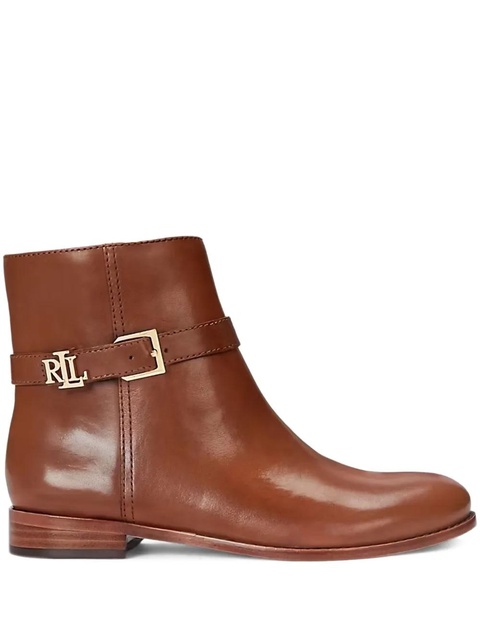 Lauren Ralph Lauren leather ankle boots - Brown - zdjęcie produktu nr 2