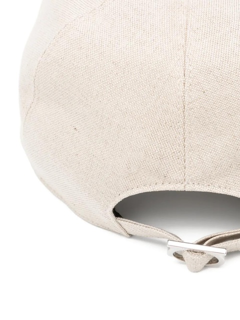 Ferragamo embroidered-logo baseball cap - Neutrals - zdjęcie produktu nr 2
