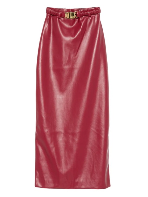 Rowen Rose belted midi skirt - Red - zdjęcie produktu nr 1