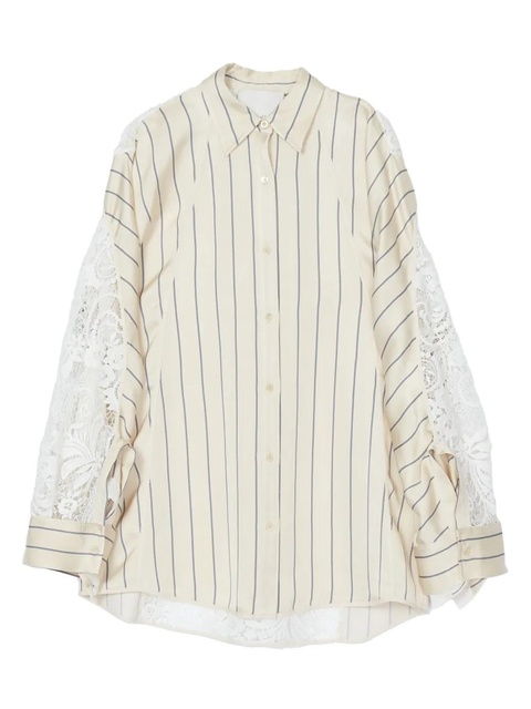 3.1 Phillip Lim striped shirt - White - zdjęcie produktu nr 1