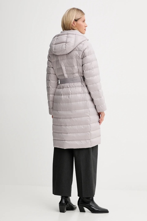 Calvin Klein kurtka kolor szary zimowa LV044D543G - zdjęcie produktu nr 2