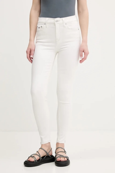 Tommy Jeans jeansy damskie kolor beżowy DW0DW20029 - zdjęcie produktu nr 1