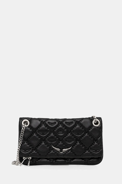 ZADIG&VOLTAIRE torebka skórzana kolor czarny LWBA04053 - zdjęcie produktu nr 1