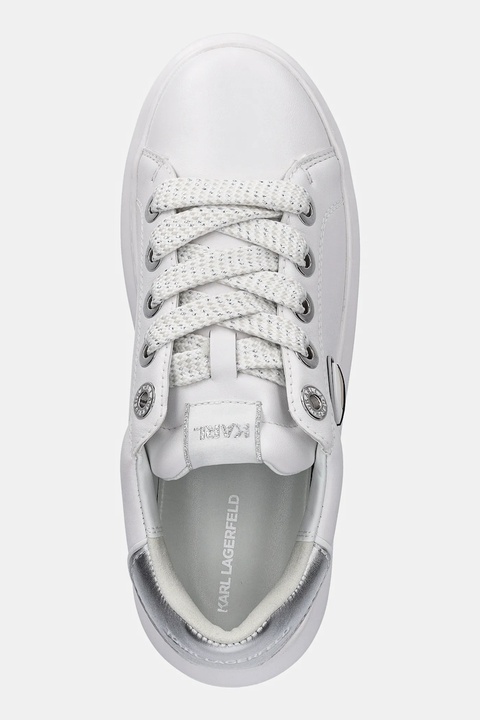 Karl Lagerfeld sneakersy skórzane KAPRI LUG kolor biały KL67530 - zdjęcie produktu nr 2