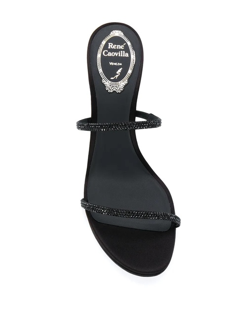 René Caovilla two-strap sandals - Black - zdjęcie produktu nr 2