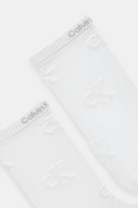 Calvin Klein Jeans skarpetki damskie kolor biały 701232643 - zdjęcie produktu nr 1