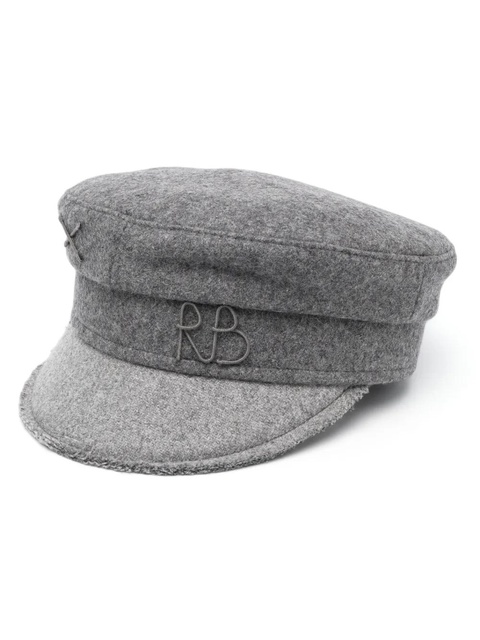 Ruslan Baginskiy embroidered-logo baker boy cap - Grey - zdjęcie produktu nr 1