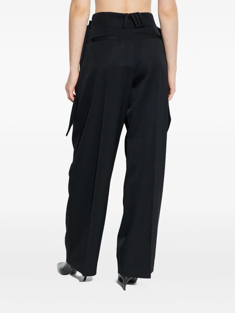 The Attico buckle pleated trousers - Black - zdjęcie produktu nr 2
