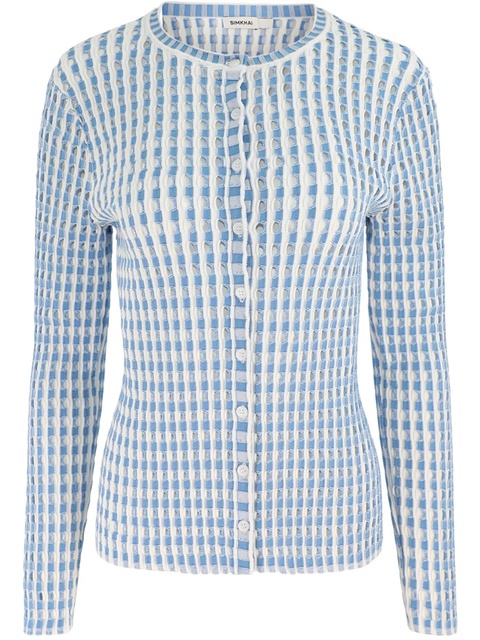 Simkhai Gracen cardigan - Blue - zdjęcie produktu nr 1