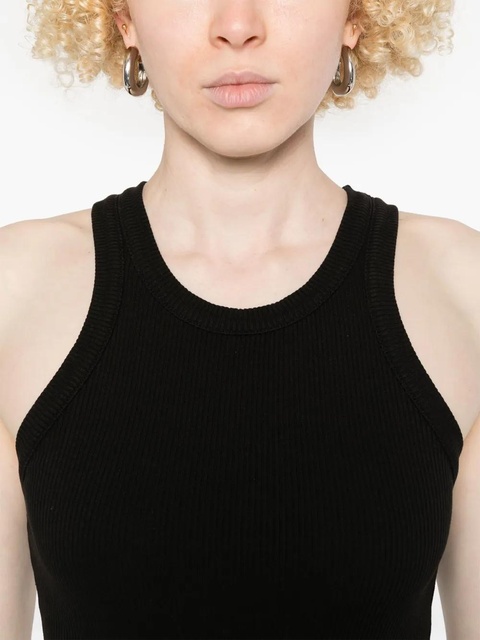 AGOLDE ribbed-knit tank top - Black - zdjęcie produktu nr 2