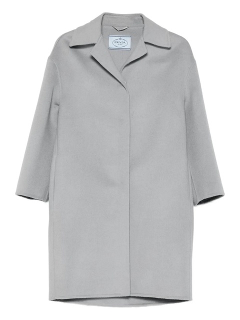 Prada single-breasted coat - Grey - zdjęcie produktu nr 1